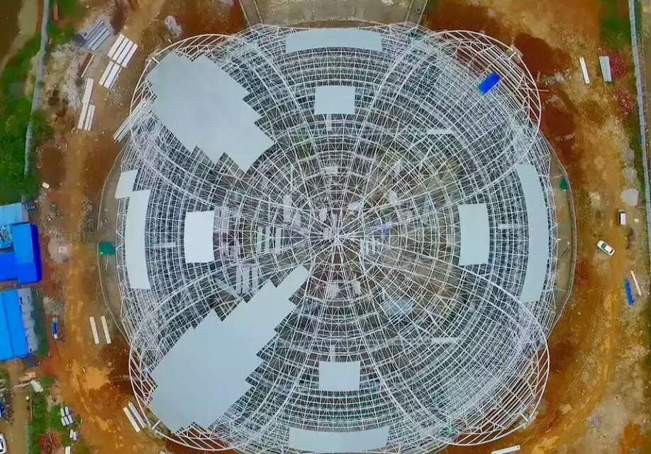 鹿泉体育馆网架
